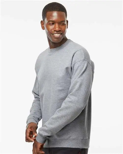 Hanes Rs160 Perfect Sweats Crewneck Sweatshirt - Light Steel
