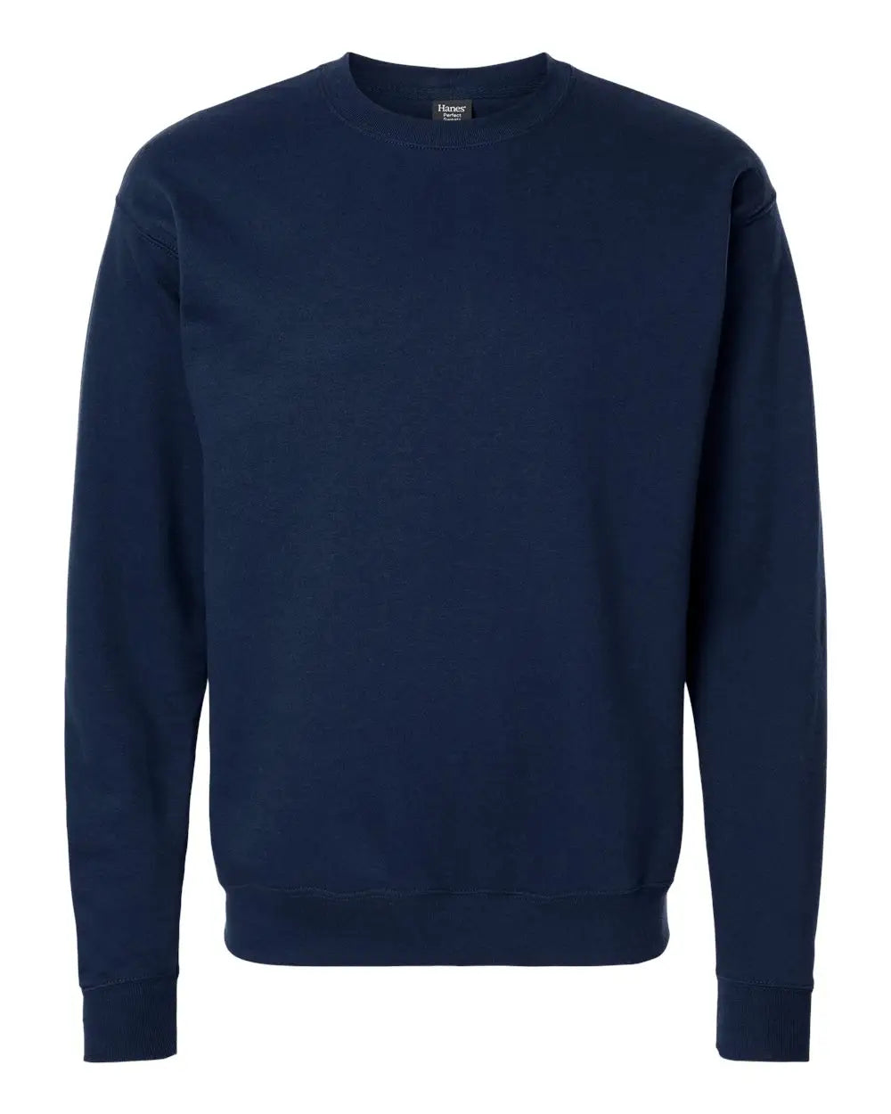 Hanes Rs160 Perfect Sweats Crewneck Sweatshirt - Navy - s