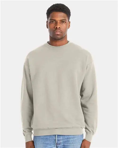 Hanes Rs160 Perfect Sweats Crewneck Sweatshirt - Sand