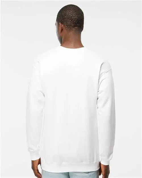 Hanes Rs160 Perfect Sweats Crewneck Sweatshirt - White