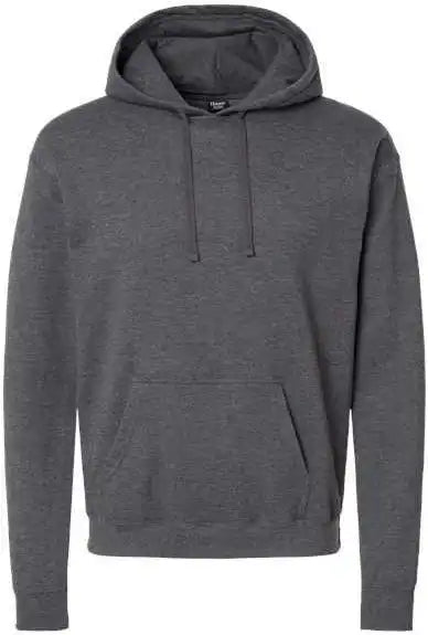 Hanes Rs170 Perfect Fleece Hooded Sweatshirt Charcoal Heather
