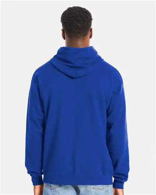 Hanes Rs170 Perfect Fleece Hooded Sweatshirt Deep Royal