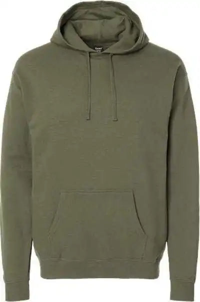 Hanes Rs170 Perfect Fleece Hooded Sweatshirt Fatigue Green