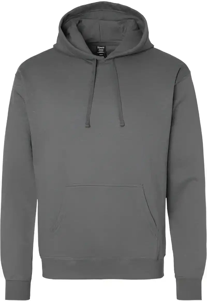 Hanes Rs170 Perfect Fleece Hooded Sweatshirt Smoke Gray