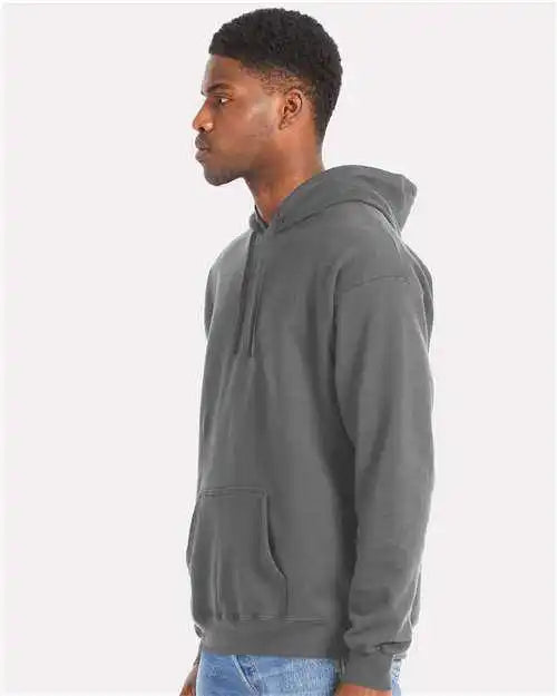 Hanes Rs170 Perfect Fleece Hooded Sweatshirt Smoke Gray
