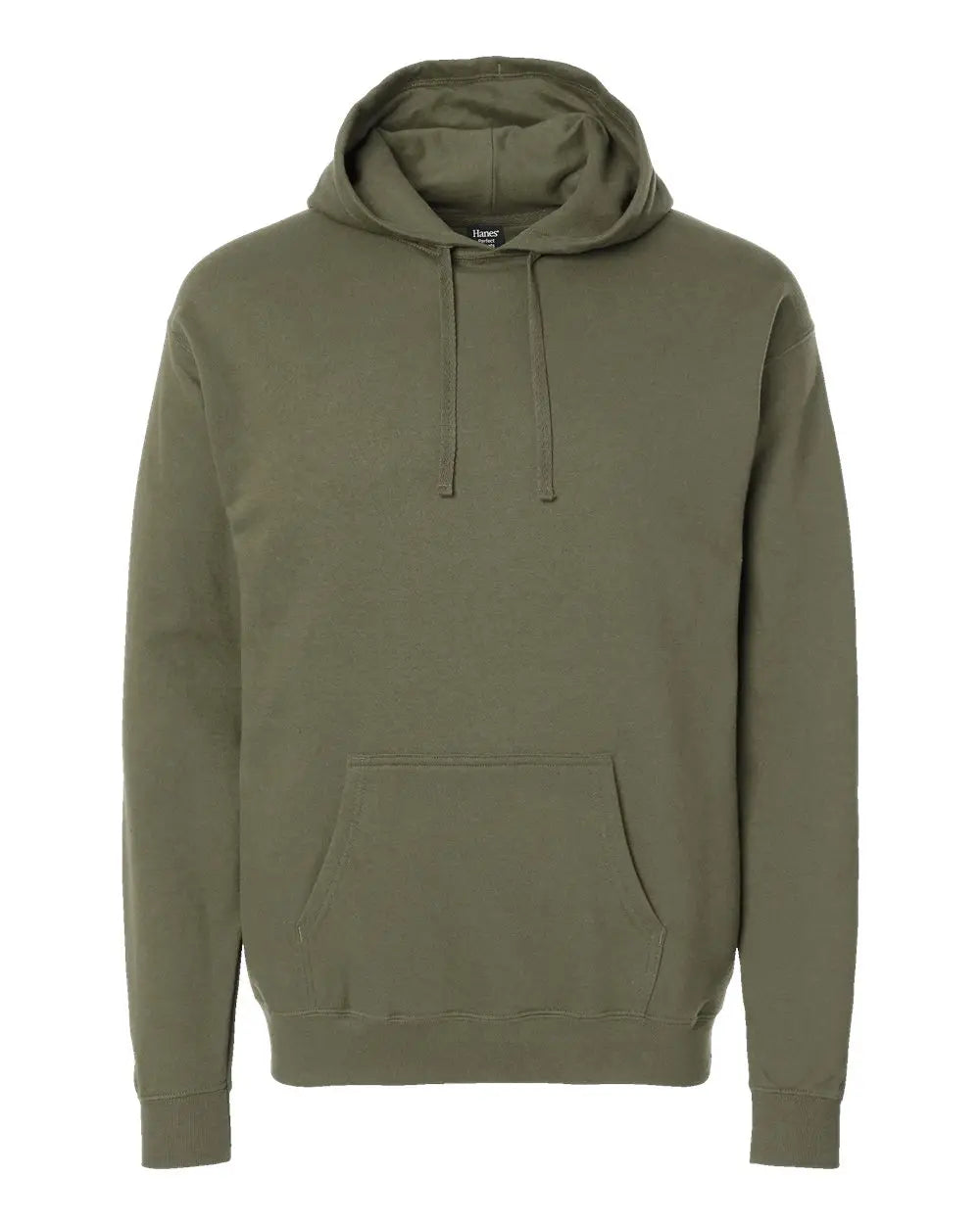 Hanes Rs170 Perfect Sweats Hooded Sweatshirt - Fatigue Green