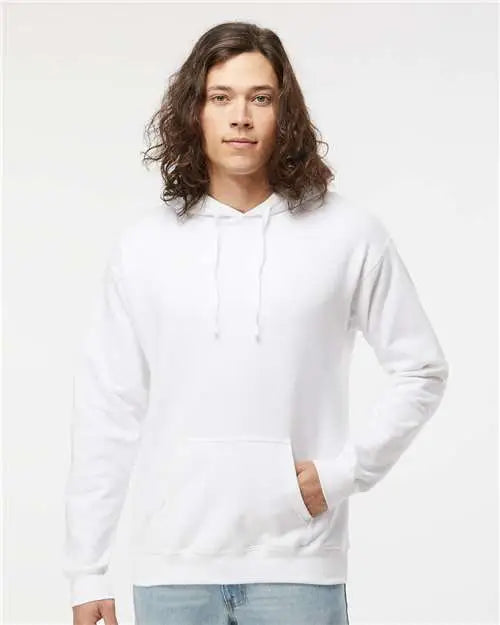 Hanes Rs170 Perfect Sweats Hooded Sweatshirt - White