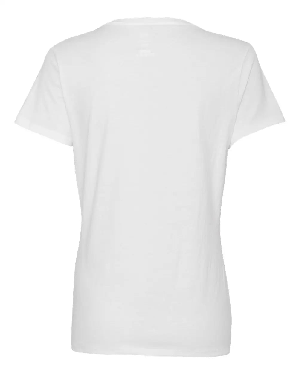 Hanes S04v Perfect-t Women’s V-neck T-shirt - White