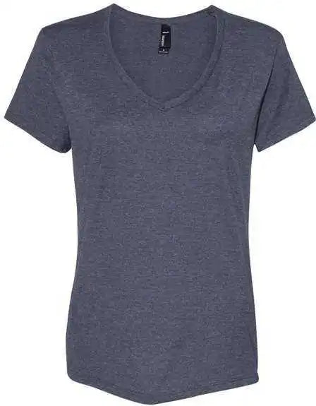 Hanes S04v Perfect t Womens v Neck Shirt Charcoal Heather