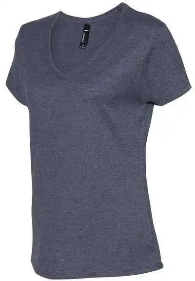 Hanes S04v Perfect t Womens v Neck Shirt Charcoal Heather