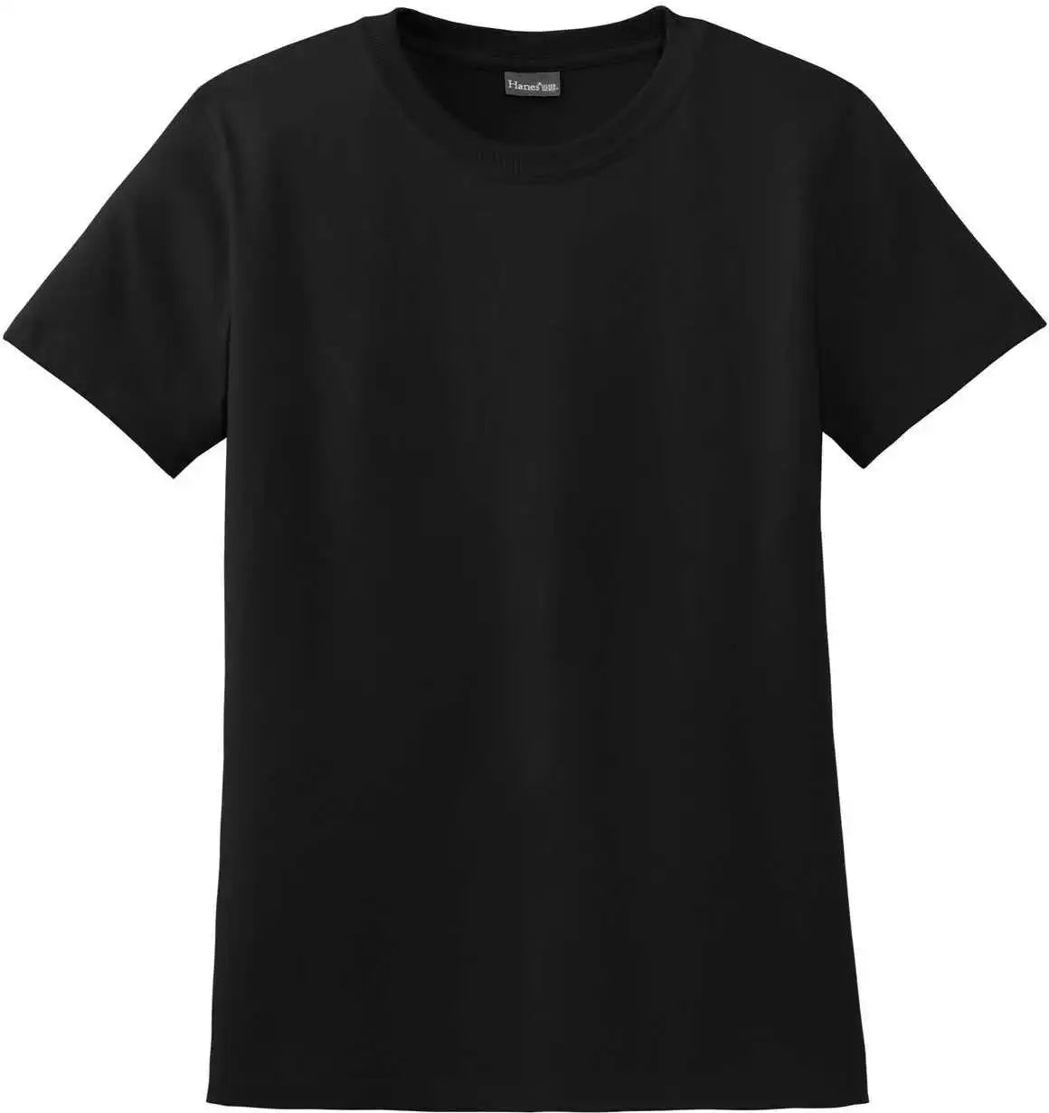 Hanes Sl04 Ladies Perfect t Shirt Black