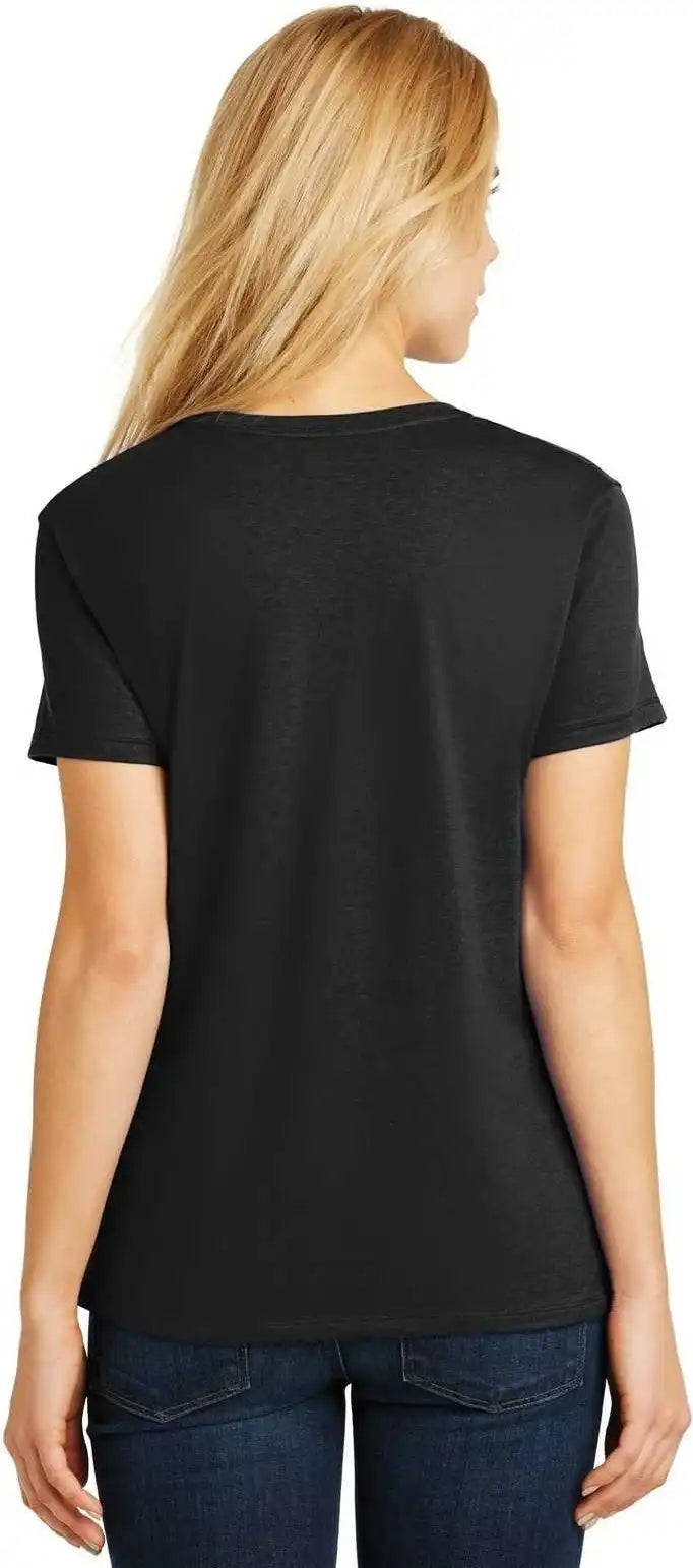 Hanes Sl04 Ladies Perfect t Shirt Black