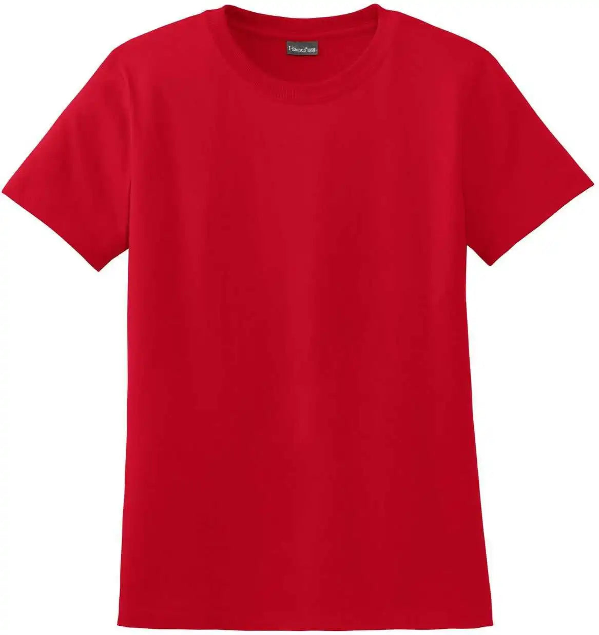 Hanes Sl04 Ladies Perfect t Shirt Deep Red