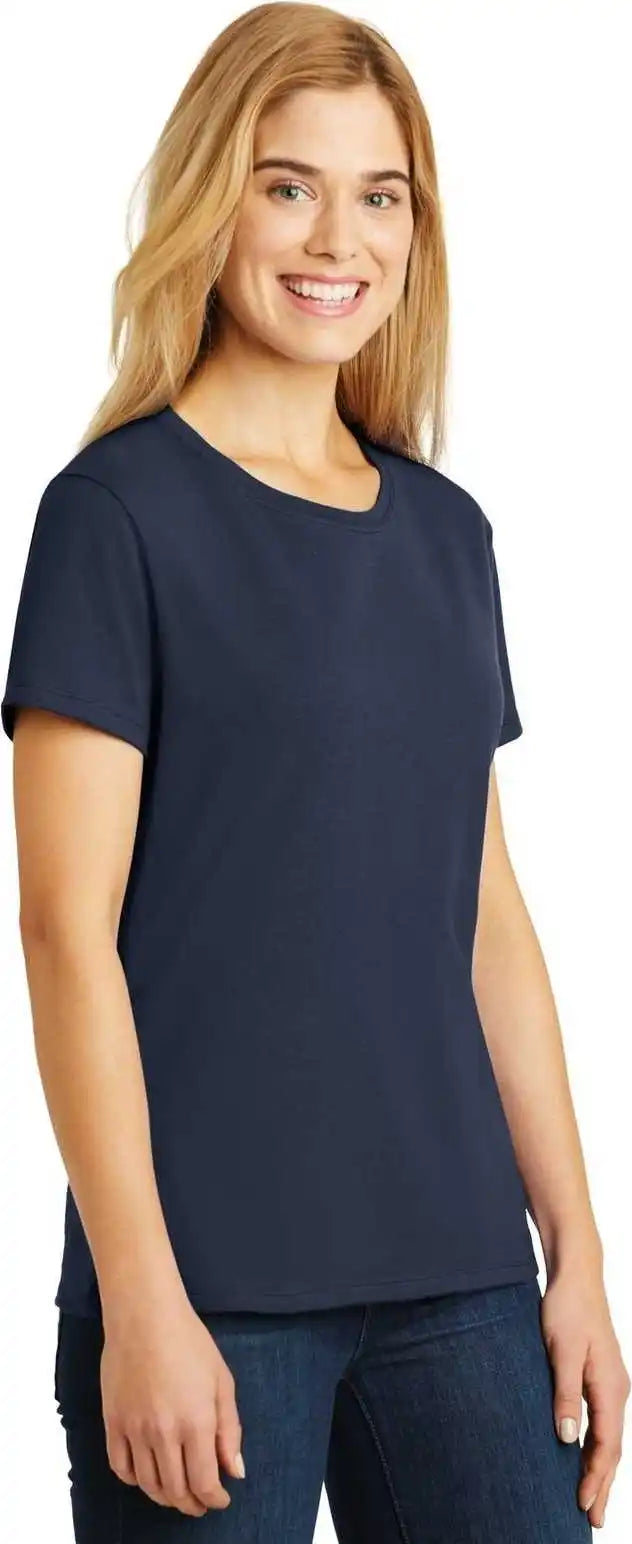 Hanes Sl04 Ladies Perfect t Shirt Navy