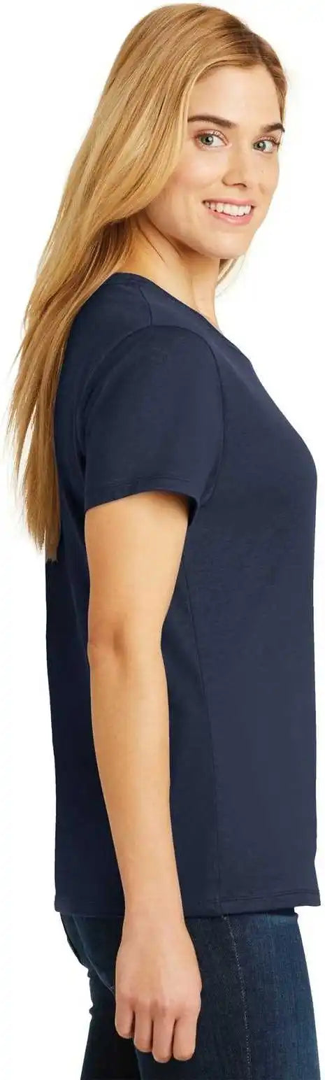 Hanes Sl04 Ladies Perfect t Shirt Navy