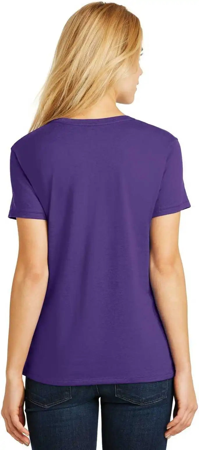 Hanes Sl04 Ladies Perfect t Shirt Purple
