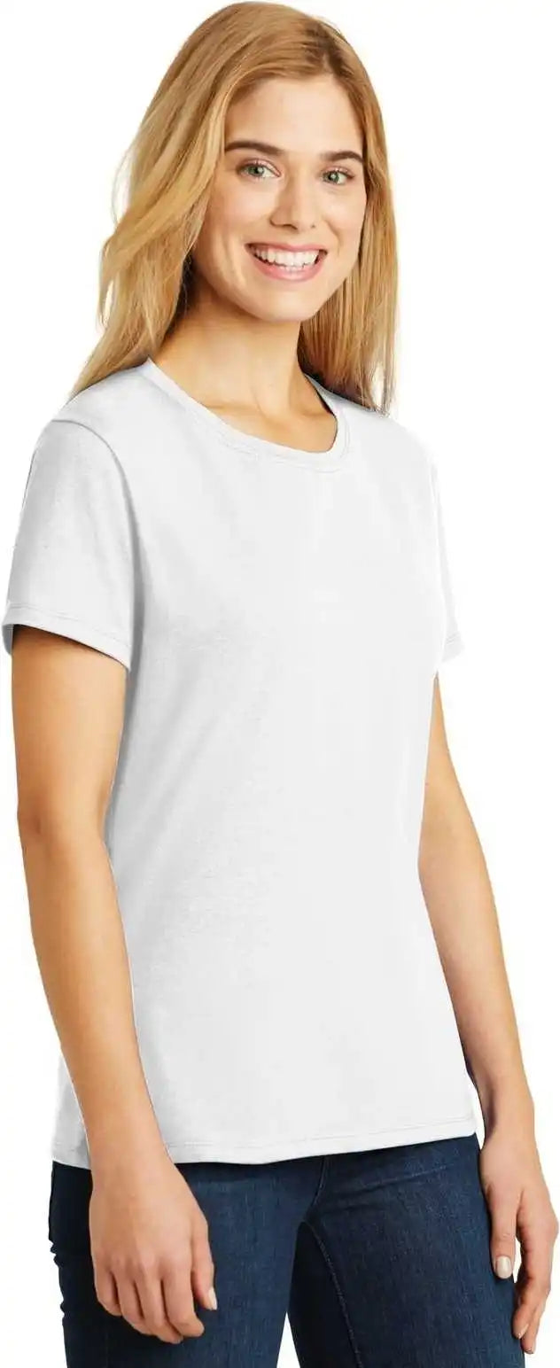 Hanes Sl04 Ladies Perfect t Shirt White