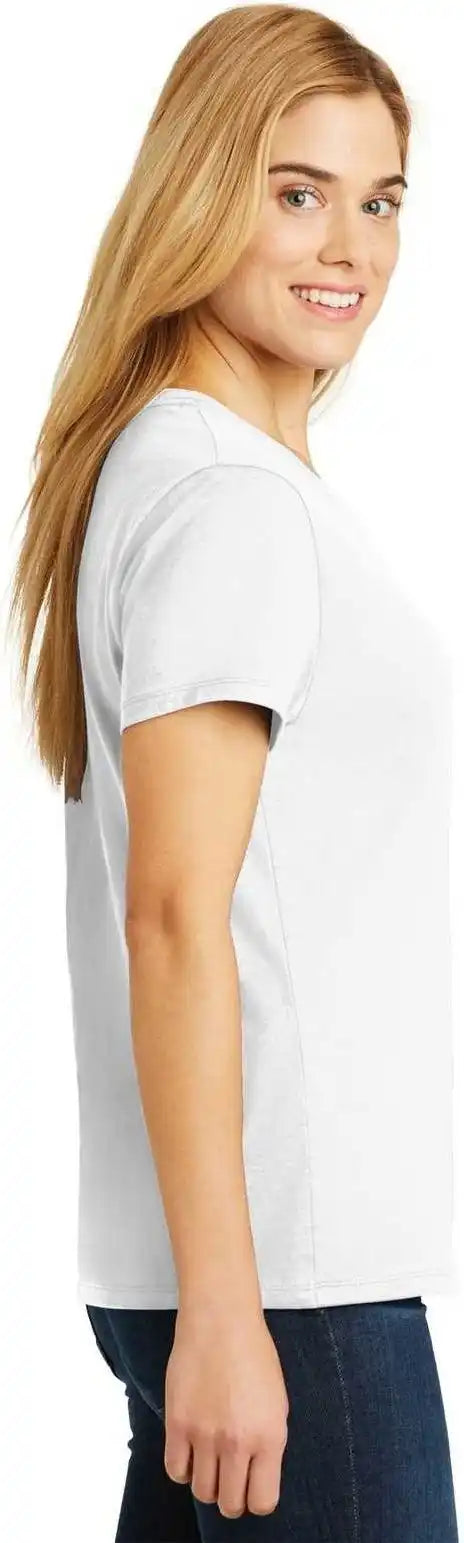 Hanes Sl04 Ladies Perfect t Shirt White