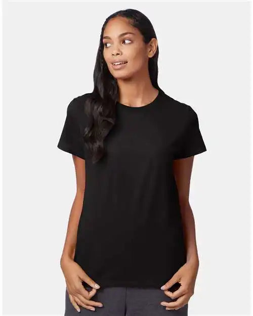 Hanes Sl04 Perfect-t Women’s T-shirt - Black