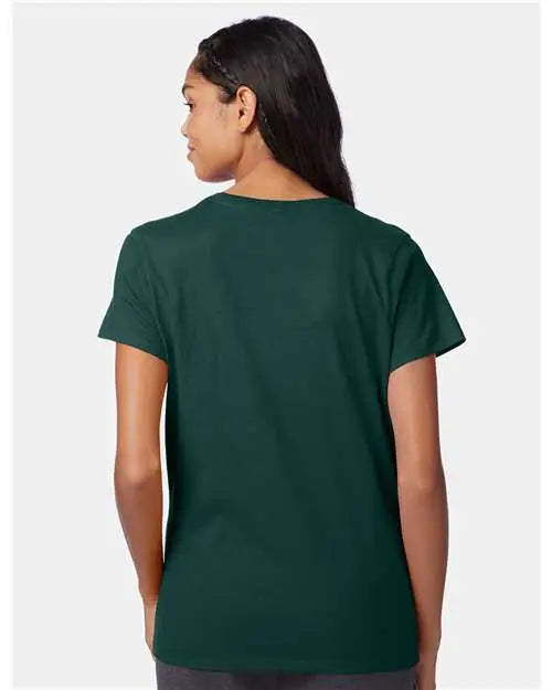 Hanes Sl04 Perfect-t Women’s T-shirt - Deep Forest
