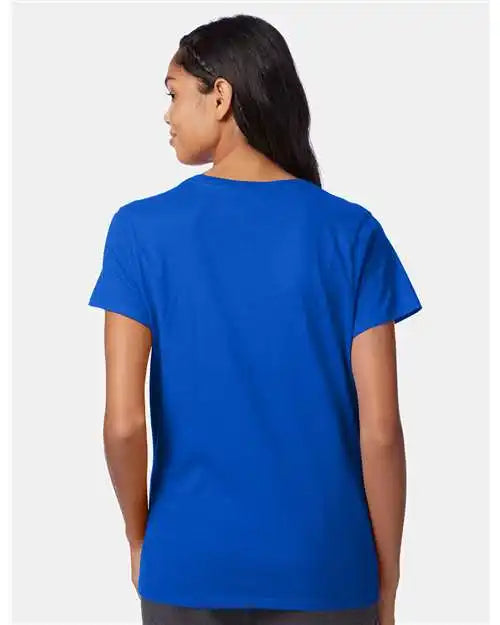 Hanes Sl04 Perfect-t Women’s T-shirt - Deep Royal