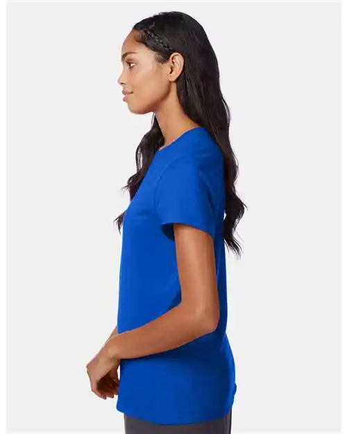 Hanes Sl04 Perfect-t Women’s T-shirt - Deep Royal
