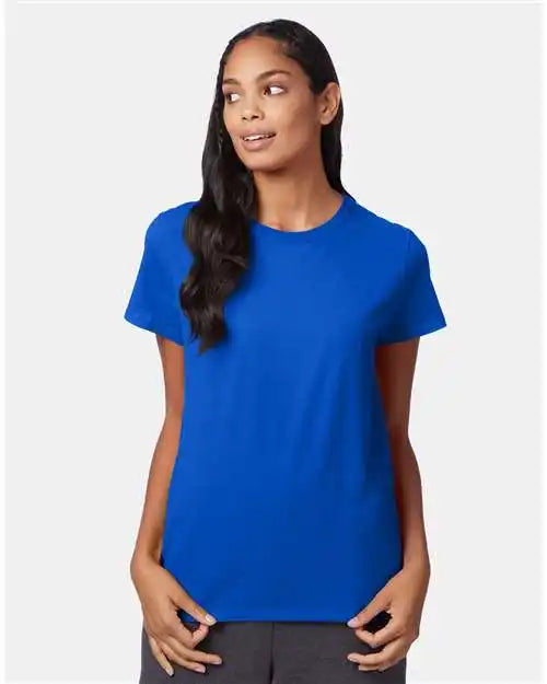Hanes Sl04 Perfect-t Women’s T-shirt - Deep Royal