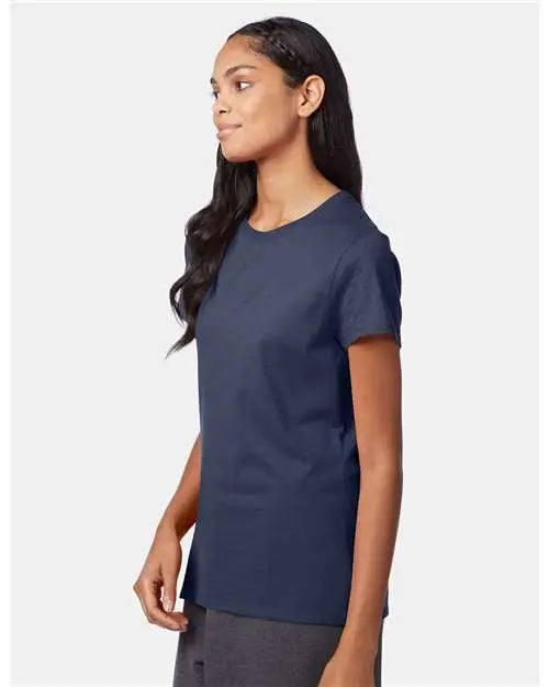 Hanes Sl04 Perfect-t Women’s T-shirt - Navy