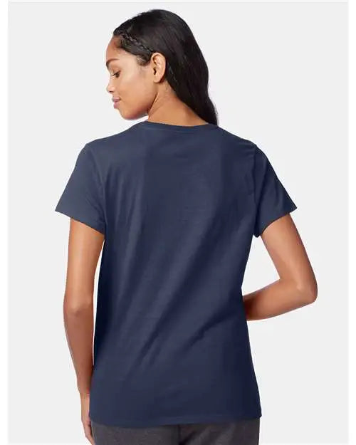 Hanes Sl04 Perfect-t Women’s T-shirt - Navy