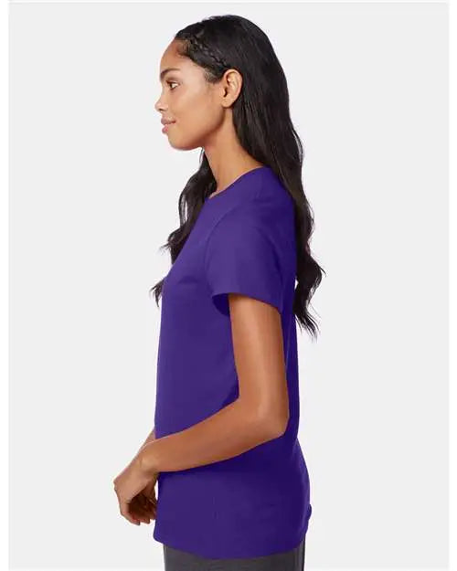 Hanes Sl04 Perfect-t Women’s T-shirt - Purple