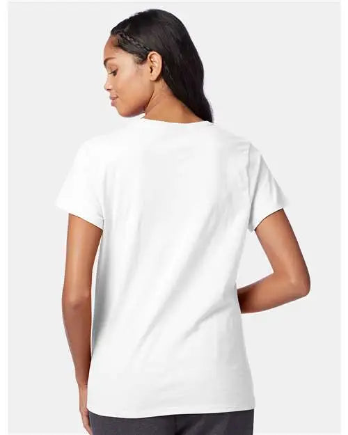 Hanes Sl04 Perfect-t Women’s T-shirt - White
