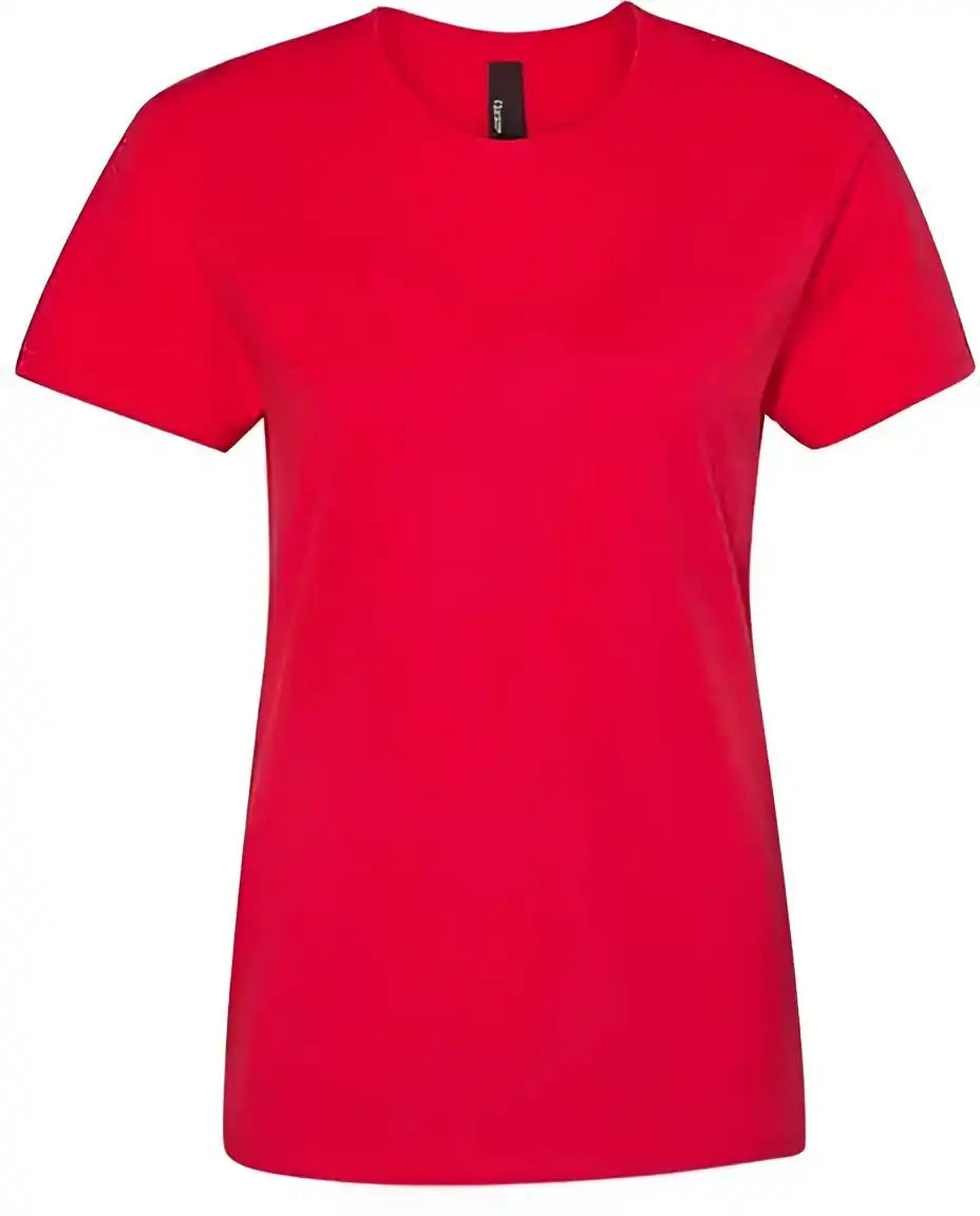 Hanes Sl04 Perfect t Womens Short Sleeve Shirt Athletic Red