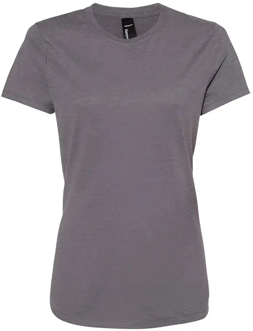 Hanes Sl04 Perfect t Womens Short Sleeve Shirt Charcoal Heather