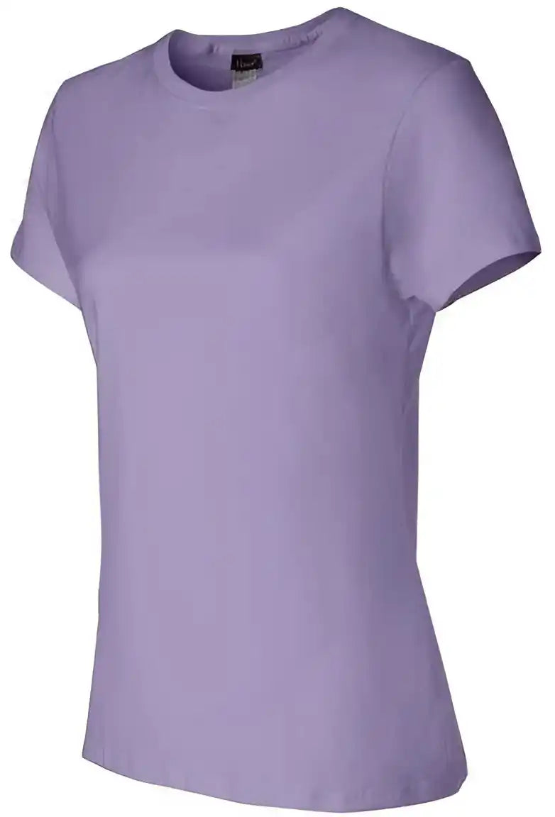 Hanes Sl04 Perfect t Womens Short Sleeve Shirt Lavender