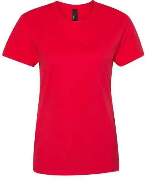 Hanes Sl04 Perfect t Womens Short Sleeve Shirt Athletic Red