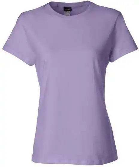 Hanes Sl04 Perfect-t Womens Short Sleeve T-shirt - Lavender