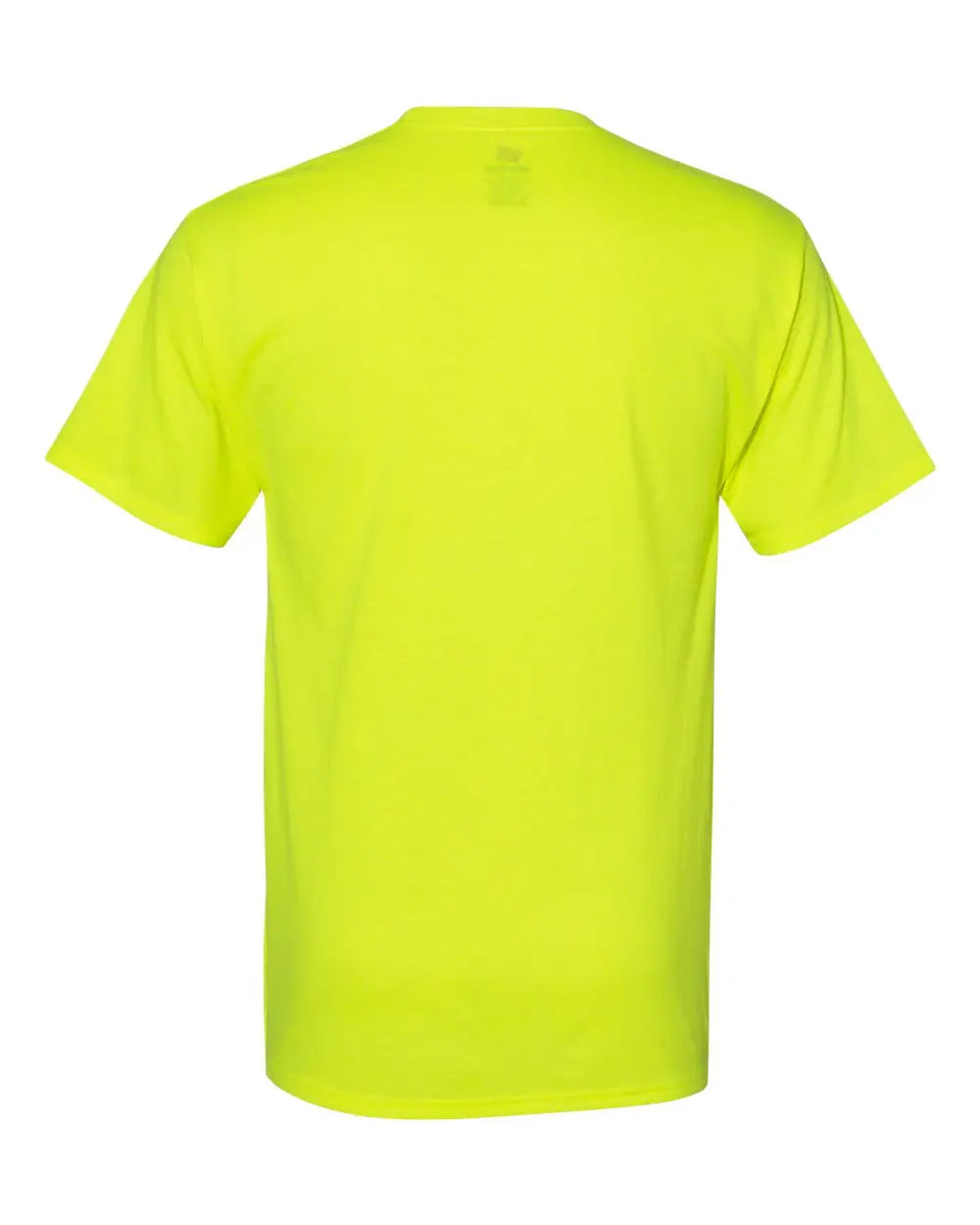 Hanes W110 Workwear Pocket T-shirt - Safety Green