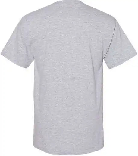 Hanes W110 Workwear Short Sleeve Pocket t Shirt Light Steel