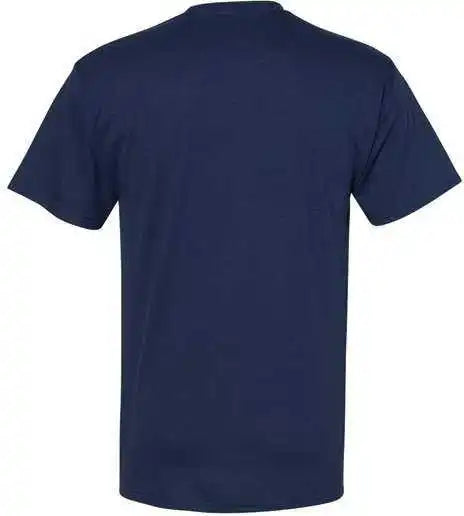 Hanes W110 Workwear Short Sleeve Pocket t Shirt Navy