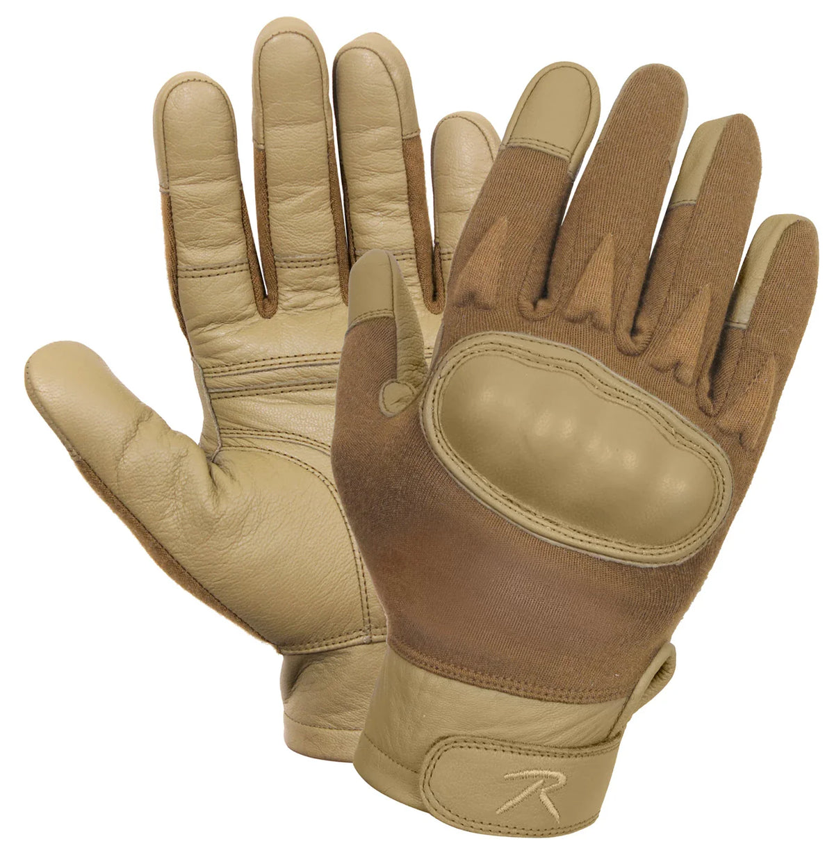 Hard Knuckle Cut and Fire-resistant Gloves - Coyote Brown / s
