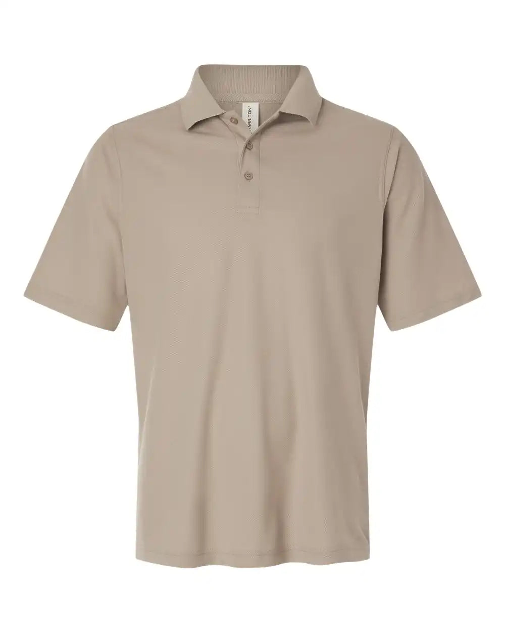 Harriton M105h Men’s Maverick Cvc Pique Polo - M105 - Khaki - s