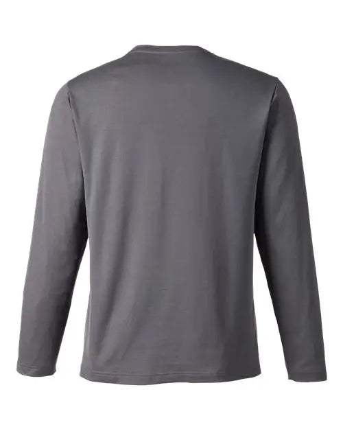 Harriton M118l Unisex Charge Snag and Soil Protect Long Sleeve T-shirt - Dark Charcoal