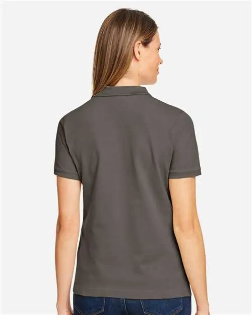 Harriton M200w Women’s Cotton Polo - Charcoal