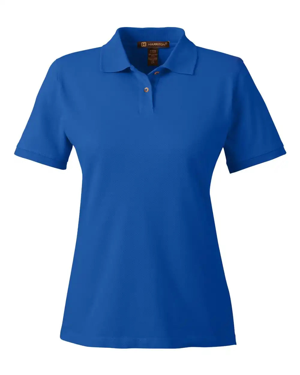 Harriton M200w Women’s Cotton Polo - True Royal - Xs