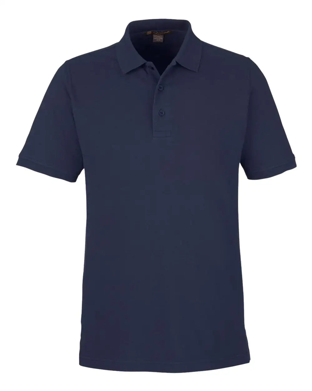 Harriton M205 Men’s Valiant Cotton Snag Protect Polo - Dark Navy