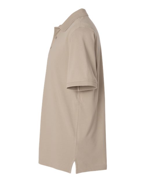 Harriton M205 Men’s Valiant Cotton Snag Protect Polo - Khaki