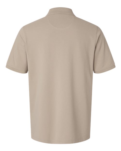 Harriton M205 Men’s Valiant Cotton Snag Protect Polo - Khaki