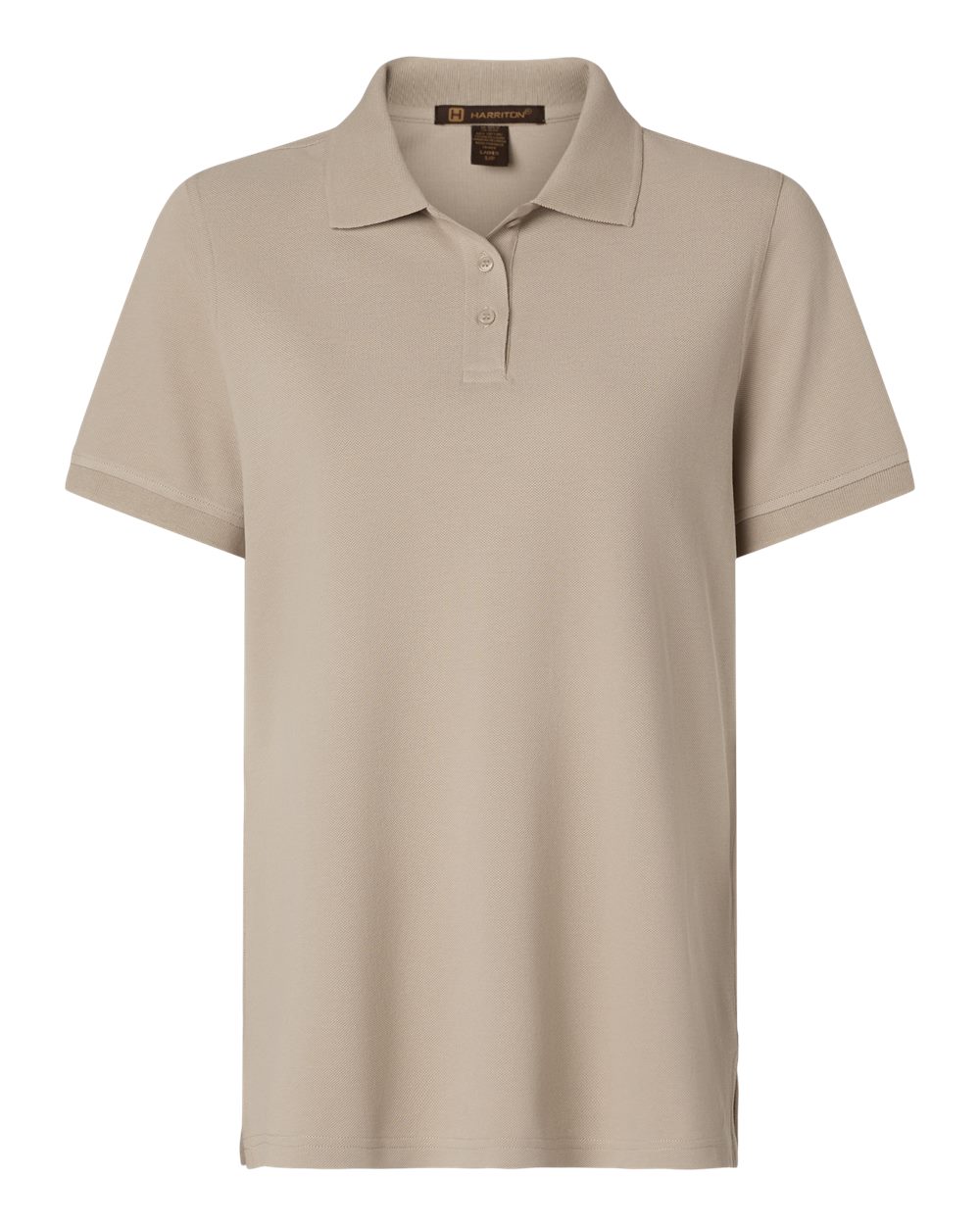 Harriton M205w Women’s Valiant Cotton Snag Protect Polo - Khaki