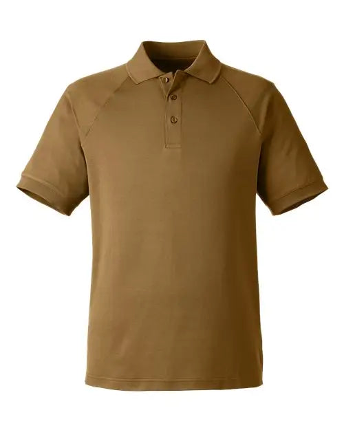 Harriton M208 Men’s Charge Snag and Soil Protect Polo - Coyote Brown