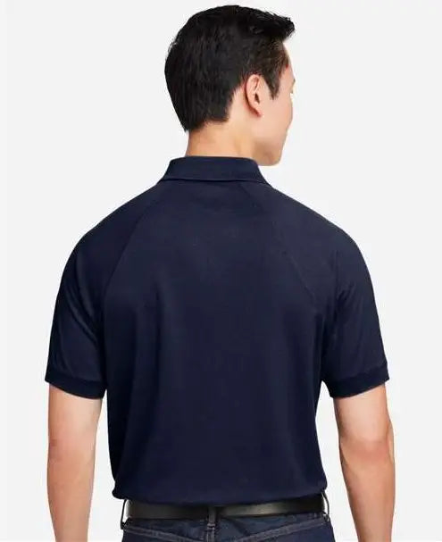 Harriton M208 Men’s Charge Snag and Soil Protect Polo - Dark Navy
